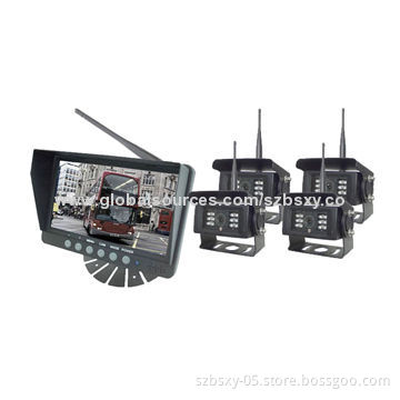 7-inch 2.4G Wireless Camera Systems for Long Trailer